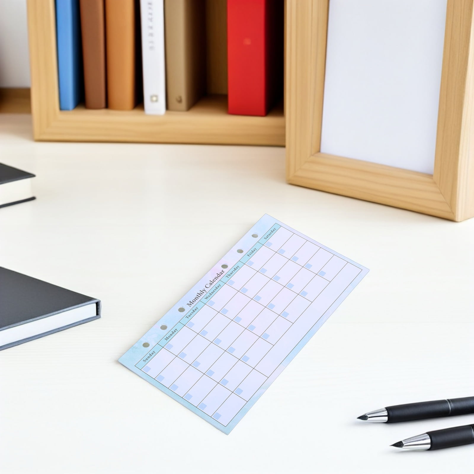 KAKOWELY A6 Budget Planner Inserts, Multi-Color Paper Refills for 6 Ring Binder, Home Use