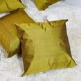 thumbnail image 2 of Handmade Eco-Friendly 16''x16'' Decorative Cushion Covers Checked Silk Green Indoor Pack Of 10, 2 of 3
