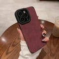 thumbnail image 1 of Luxury Matte Soft Leather Case For iPhone 15 14 13 12 11 Pro Max Plus Camera Protector Cases Shockproof Cover Phone Accessories, 1 of 6