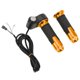 thumbnail image 5 of 1 par de empuñaduras de acelerador de 12 V? 99 V manillar de agarre de acelerador de giro universal con llaves para scooter de bicicleta eléctricaOro, 5 of 8