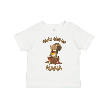 

Inktastic Nuts About Nana Gift Toddler Boy or Toddler Girl T-Shirt