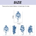 thumbnail image 2 of Temporary Tattoos, 8 Sheets 1-2 Weeks Lasting Tattoo Stickers for Kids Adults, 2 of 5