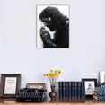 thumbnail image 5 of Mudket Framed Canvas Wall Art, White Orchid Candles Zen Stones Wall Decor, Elegant Calming Spa Floral Waterproof Art Prints for Bathroom Bedroom Living Room Home Decor - 36"L x 24"W, 5 of 10