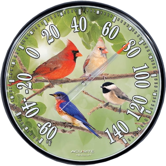 AcuRite Songbirds Weather Thermometer, Accurate Temperature Readings