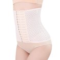thumbnail image 2 of XIRQI Waist Trainer Summer Breathable Tummy Control Waist Trainer for Women Lower Belly Fat Polyester Corset Shapewear,XS, 2 of 2