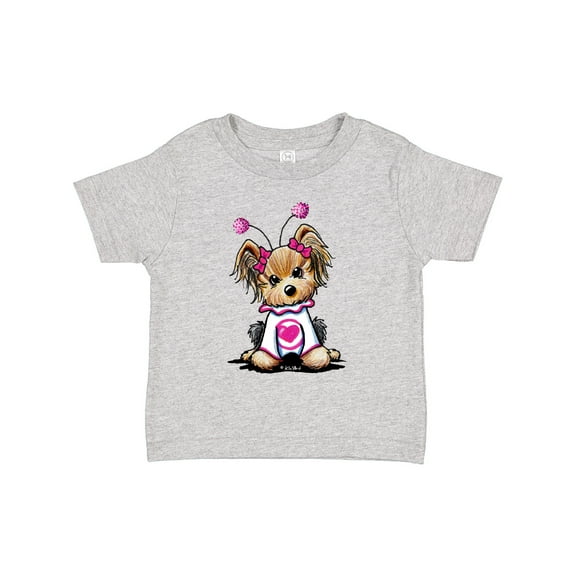 Inktastic Love Bug Yorkie Boys or Girls Toddler T-Shirt