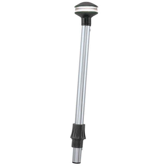 Perko 1445DP8CHR Inland-Series Reduced Glare White All-Round Pole Light - 60" Height, 5° Rake