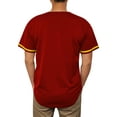 thumbnail image 3 of Lappel Men's Baseball Button Down Jersey College Sports Team Uniforms Hipster Shirts Made in USA, 3 of 4