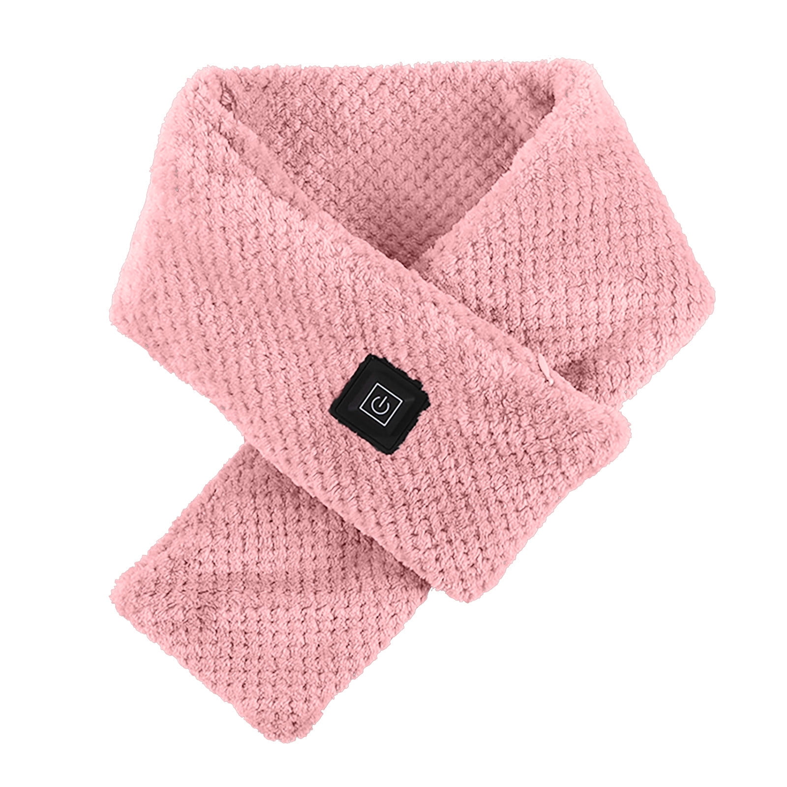 Crownhot Rechargeable Heated Scarf for Women Coral Fleece Heated Scarf Heating Scarf USB Heated Scarfs for Women Cycling Motorcycle Skiing Outdoor Sports Christmas