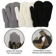 thumbnail image 6 of 3 Pairs Women’s Winter Gloves Warm Lined Mittens Soft Cozy Cold Weather Gloves for Outdoor and Daily Use, 6 of 6