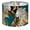 Color 6, variant on Drum Lamp Shade glitter leopard print texture wild animal skin black white spot Lampshade for Table Lamps Floor Lamps Pendant Light 13"x13"x10" Replacement Linen Large Lamp Shade Easy Assembly