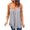 Gray, variant on LYXSSBYX Plus Size Tank Tops for Women Women Fashion Sexy Sleeveless Solid Color Vest Tops Tank Vest Ruffled Hem Blouse
