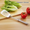 thumbnail image 3 of CAROOTU 304 Stainless Steel Cooking Spatula Non-Rusting And Non-Deforming Metal Kitchenware Kitchen Supplies, 3 of 7