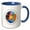 Blue/White, variant on 3drose, Madeira Beach, Florida. Life Is Better at the Beach Memory Gift, 11oz Magic Transforming Mug