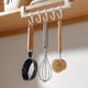 thumbnail image 2 of Naiovety Estante de almacenamiento de cocina blanco, fácil instalación, organiza eficientemente accesorios de cocina, organizador de Juegos de accesorios de baño, 2 of 6