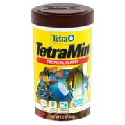 Tetra TetraMin Tropical Flakes Nutritionally Balanced Fish Food, 2.2 oz.