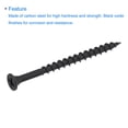 thumbnail image 4 of Uxcell #8 x 2 23/64-Inch Wood Screws Carbon Steel Self Tapping Black 50 Pack, 4 of 5