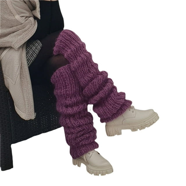 Leg Warmers for Women 80s Ribbed Knit Leg Warmer Womens Long Leg