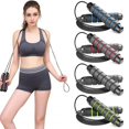 thumbnail image 3 of Detachable Skipping Rope Adjustable Length Weight Loss Fat Reduction Training Jump Rope For Women Men Kids black red, 3 of 4