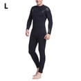 thumbnail image 2 of Traje de buceo Traje de buceo Manga larga Pantalones largos Protección UV Traje de surf para buceo Snorkeling Surfing Natación en agua fría Negro Hombre L 5mm Scienceny OD003704-04, 2 of 7