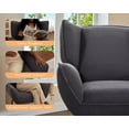 thumbnail image 2 of VANACC 89 inch Sofa, 3 Chairs and Sofa Set, Comfy Sofa Couch with Extra Deep Seats, Grey Corduroy, 2 of 5