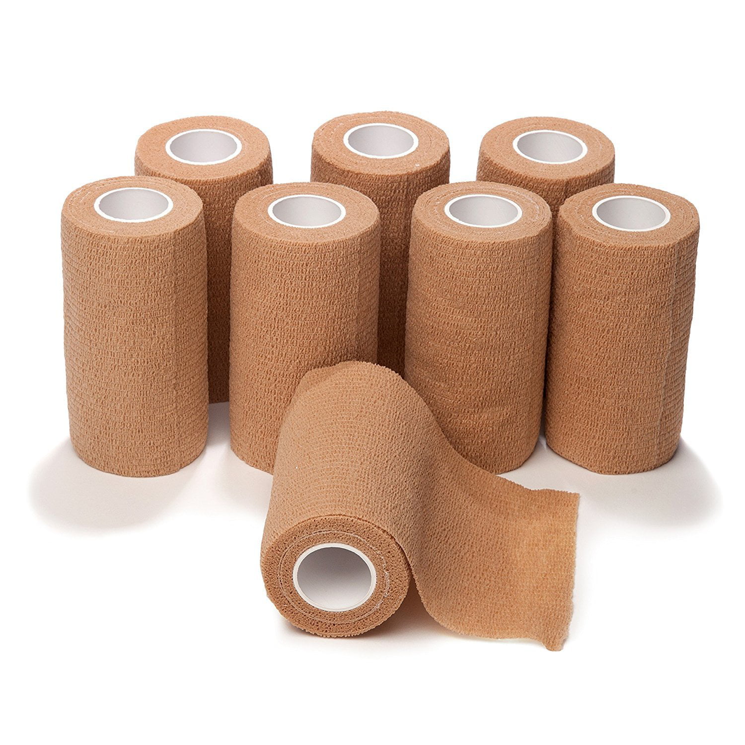 10 Rolls Self-Adherent Cohesive Tape Sports Tape Self-Adhesive Bandage Rolls