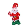 thumbnail image 1 of Adornos navideños inflables: Figura de Papá . Fácil de instalar. Decoración navideña clásica iluminada para interiores, patios y jardines., 1 of 9