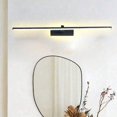 thumbnail image 3 of LED Modern Rechargeable Wall Sconce Battery Operated Mirror Light Home Decor Fixtures Set Wall Lights Home Decor Fixtures For Living Room With Remote Control, Dimmable/Night-Light/Memory, Black Modern, 3 of 5