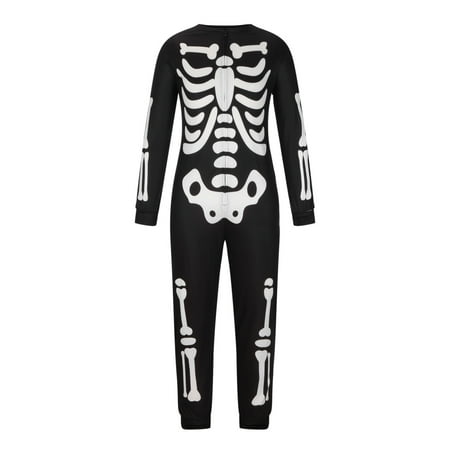 

Family Christmas Pajamas Matching Sets Skull Print Pj Sets Super Soft Sets Holiday Loungewear Onesies