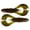 Green Pumpkin, variant on Z Man Hella CrawZ 3.75'' Black Blue 3pk
