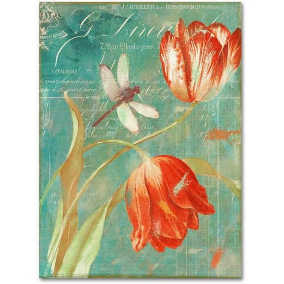 Trademark Fine Art "Mandarin Tulips" Canvas Art by Color Bakery