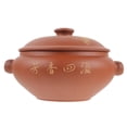 thumbnail image 1 of Ceramic Steam Cooker Casserole Stockpot Food Steaming Pot for Stew Chicken Soup, 1 of 7