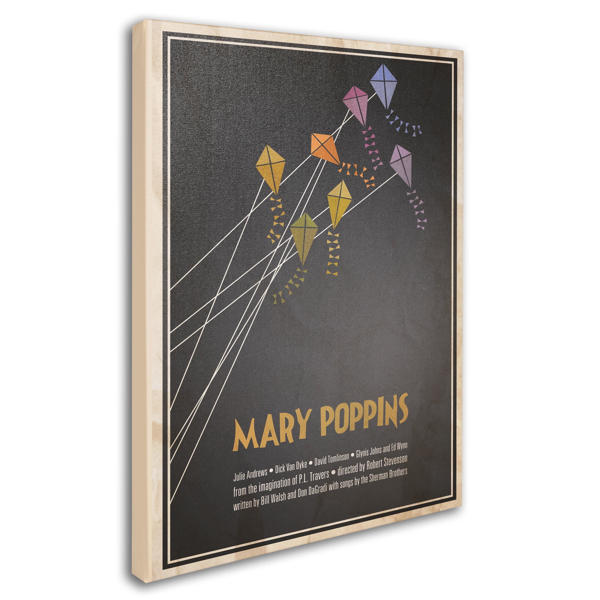 Trademark Fine Art 'Mary Poppins' 16" x 24" Canvas Art (MR0021-C1624GG)