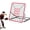 Red, variant on Memoryfield 2-in-1 Baseball Pitching Net & Rebounder Trainer, Practice Return Screen for Pitching, Throwing & Fielding Training