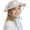 Blue, variant on Kukuzhu Women Victorian Tea Party Sun Hat, Lolita Bows Flower Ribbon Flat Straw Hat Summer Beach Bonnet Cap for Travel