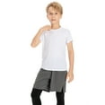 thumbnail image 2 of Youth Boys Mesh Athletic Dry-Fit Short Sleeve Workout Moisture Wicking Active T-Shirt Sports Undershirts Tops for Kid 5-12 Years, 2 of 6