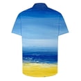 thumbnail image 5 of ZCFZJW Mens Hawaiian Tropical Shirts Regular Fit Casual Summer Short Sleeve Button Down Graphic T-Shirts Trendy Holiday Vacation Beach Tops Multicolor#09 XL, 5 of 6