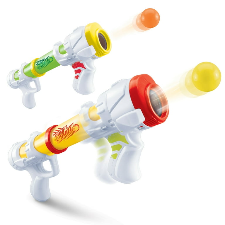 Lanard: Ballist-X Pump Shot Ball Blaster: X-4 Twin Pack - Yellow