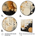 thumbnail image 3 of Designart "Medley in Monochrome IV" Abstract Collages Floater Framed Canvas Wall Art, 3 of 7
