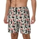 thumbnail image 1 of Balery Christmas Cat Bañador para hombre, shorts de playa de secado rápido con entrepierna y forro de compresión-Medium, 1 of 6