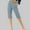 Light Blue, variant on Rezuofi 1 Pcs Womens Capri Pants Summer Trendy Casual Elastic Waist Cropped Trouser Fashion Resort Wear Beach Vacation Capris Clothes Clearance