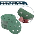 thumbnail image 3 of Discos de Lija para Automóviles Unique Bargains?3.5" 7 Agujeros 40 Grano Resistencia a la Abrasión | Papel de Lija Redondo con Gancho y Bucle Verde 50 Pcs, 3 of 8