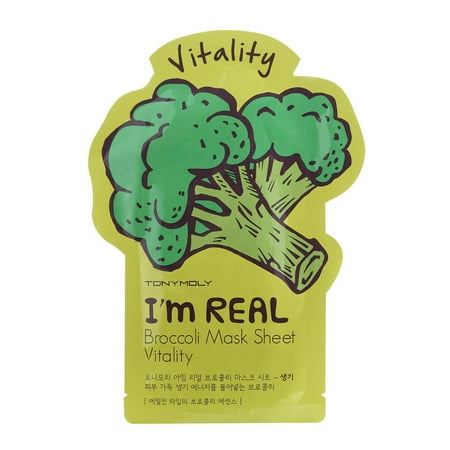 Tonymoly I'm Real Broccoli Face Mask Sheet - Vitality