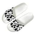 thumbnail image 2 of Psesaysky Milk Cow Skin Slide Sandals for Women Big Girls Fashionable Comfortable Bathroom Sandals Beach Sandals Non Slip Sunmmer House Slippers, 2 of 4
