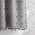 thumbnail image 3 of REGALWOVEN 3D Geometric Texture Shower Curtain Sets with Tassels for Bathroom Decor Grey 72"W x 72"L, 3 of 7