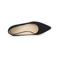 thumbnail image 4 of BLISSFUL STEP Women's Pointed Toe Slip on Wedge Heel Pumps, 4 of 7