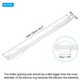 thumbnail image 2 of REGALWOVEN Water Bottle Lanyard, Adjustable Holder Shoulder Strap with Ring Buckle Clips for Hiking Walking Outdoor White 5cm, 2 of 5