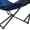 thumbnail image 5 of Tranquillo Universal 106.5" Double Hammock w Adjustable Stand & Bag, Aegean, 5 of 12