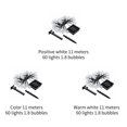 thumbnail image 2 of Bombilla Solar Cadena De Luces Impermeable 8 Modos De Luz 60 Led Luz De Hadas Alimentado Por Energía Solar Enchufe Automático Montado En La Pared Lámpara Multiusos Para Jardín Patio Trasero Decoración Vogacara HA027056-03, 2 of 6