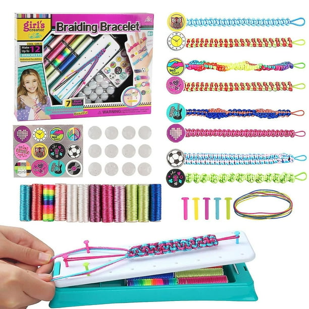 Friendship Bracelet Making Set, Diy Braided Rope For Girls, Children's Jewelry Making Craft Toys